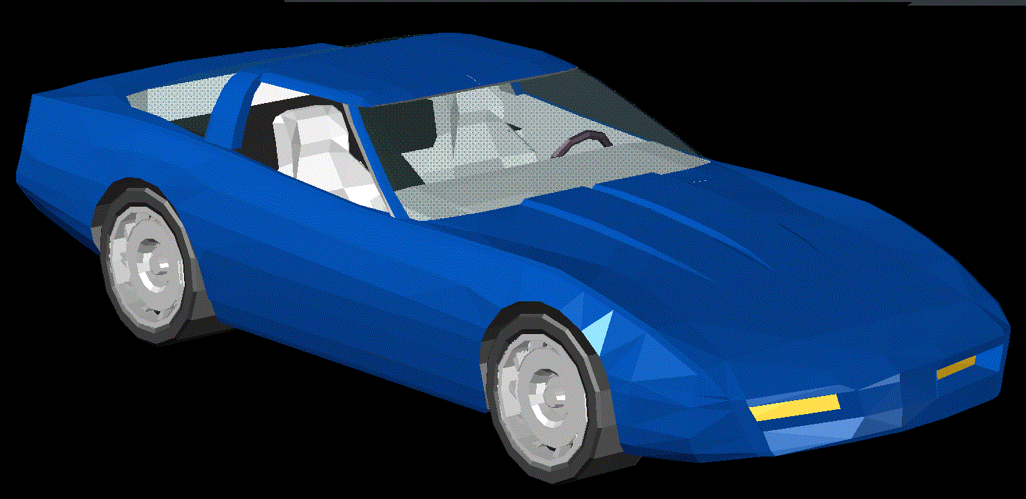 3D Car AutoCAD Drawings with Complete Design and Layout Details