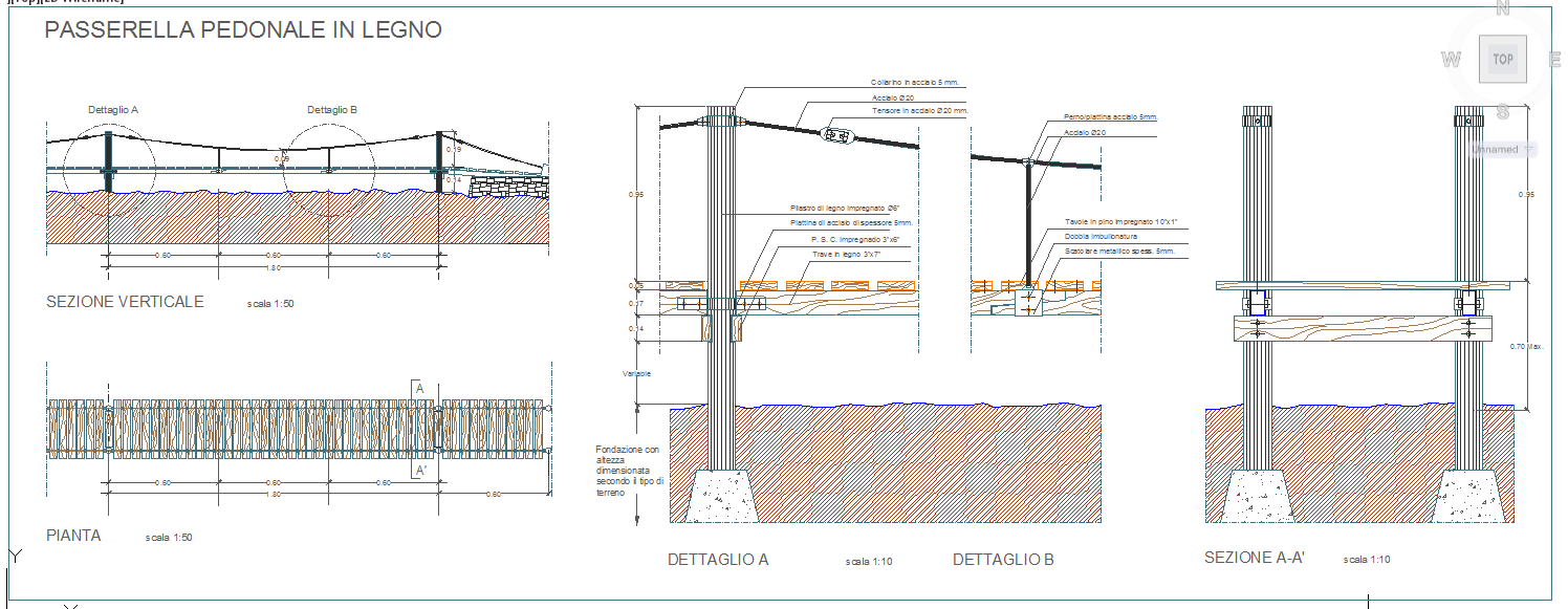 Pedestrian Bridge Detail