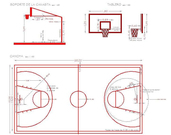 Basketball court