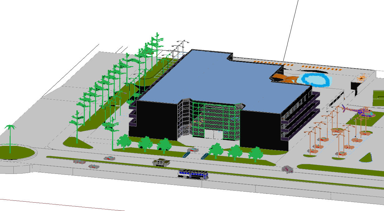 3D Luxurious Hotel Design Model for Modern Elegant Architecture