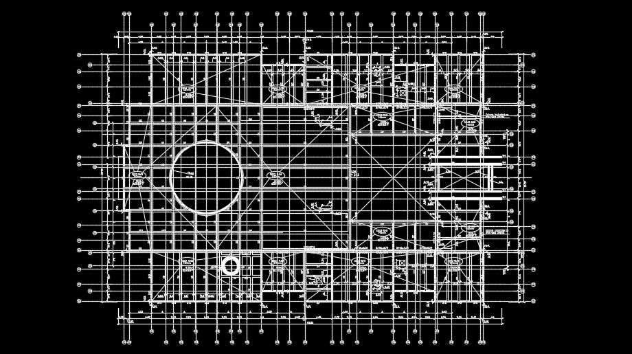 69x45m mosque slab detail drawing