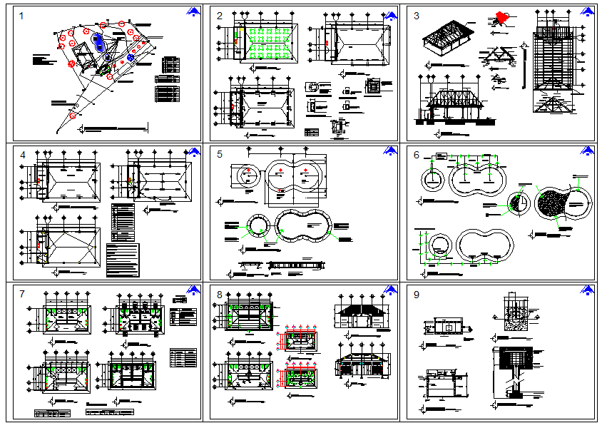 Recreational swim center plan