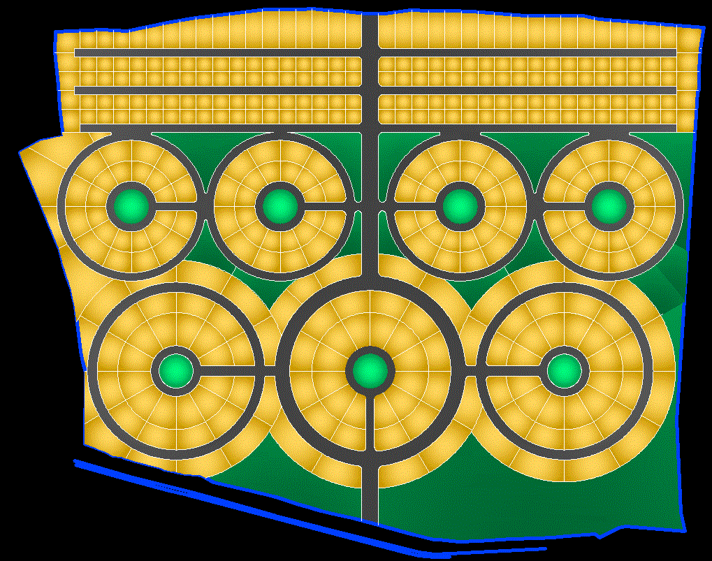 Town Planning AutoCAD DWG Drawing File for Urban Design Projects