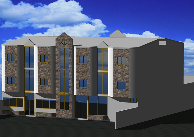 3D Hotel AutoCAD DWG File with Detailed Layout and Interior Design