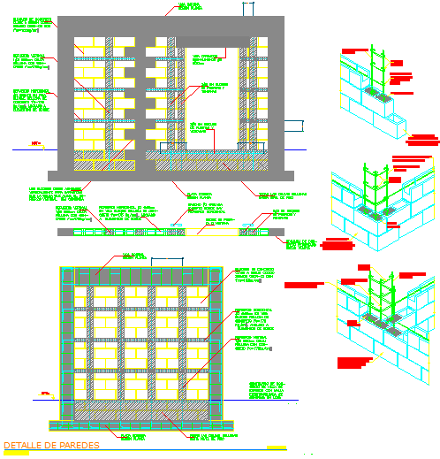 Structure detail of Wall