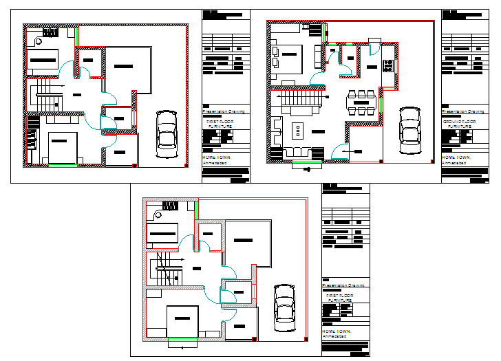 Duplex House Lay-out design