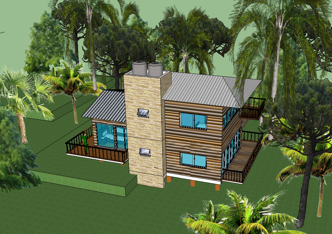 3D Wooden House Design Model for Eco Friendly Living the Style