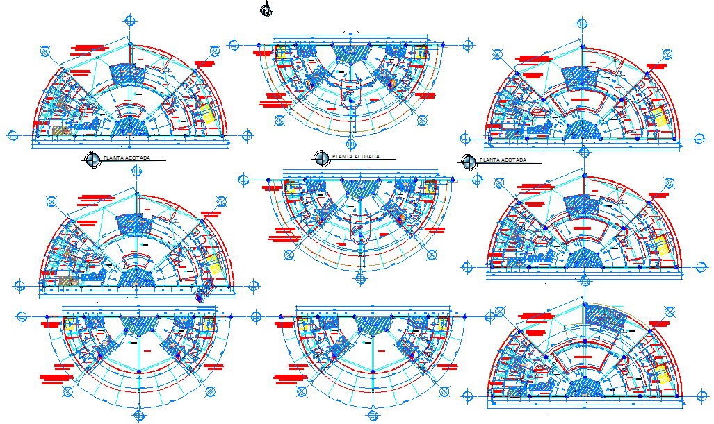 Tower Clinics CAD Drawing with Complete an Architectural Plans