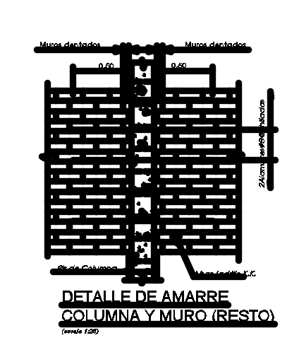 6x15m house building first floor column and wall rest