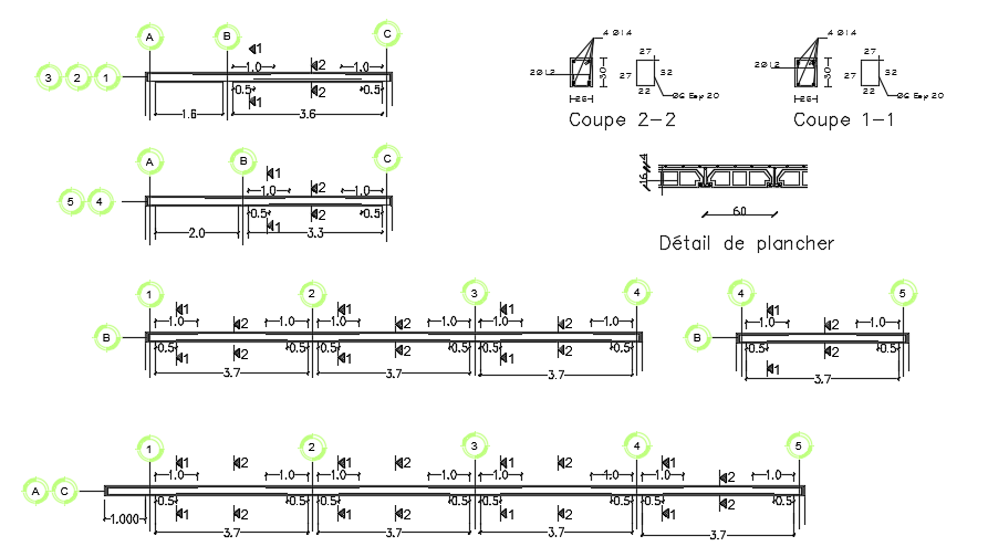 The Wall Section AutoCAD 2D drawing is given in this AutoCAD file.