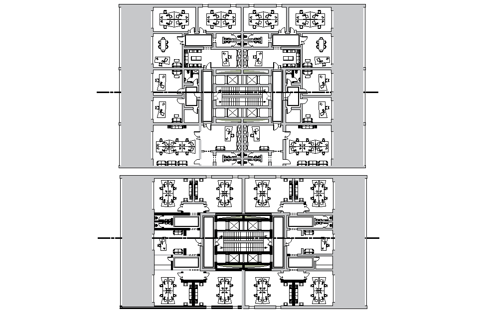 70x65m third floor hotel plan is given in this Autocad drawing file.Download now.