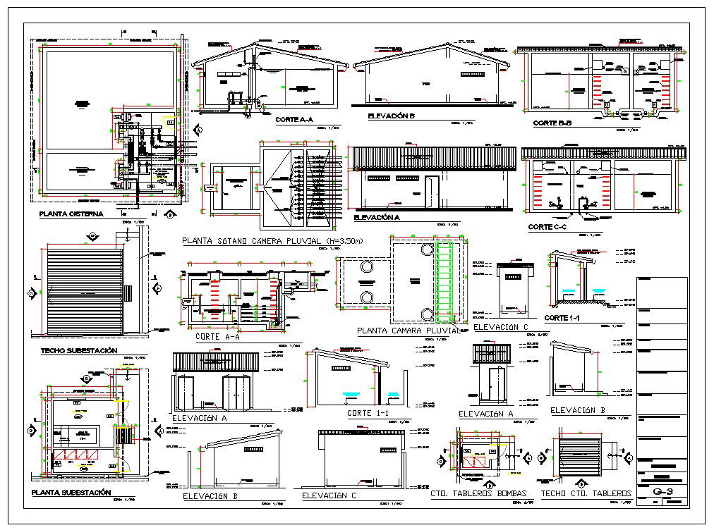 Tank structure detail