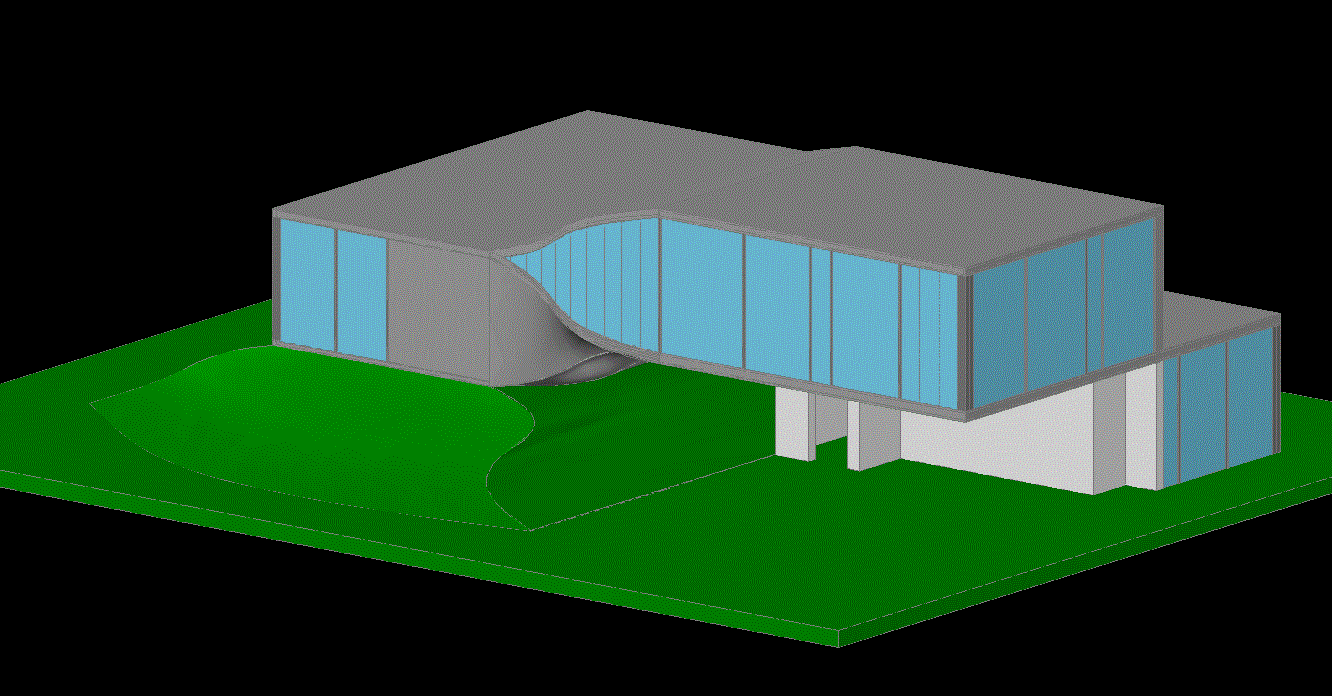 Maison Louis Carre Residential CAD Layout Drawings for Architects