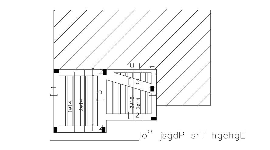 7500x4800mm drawing room column location detail drawing