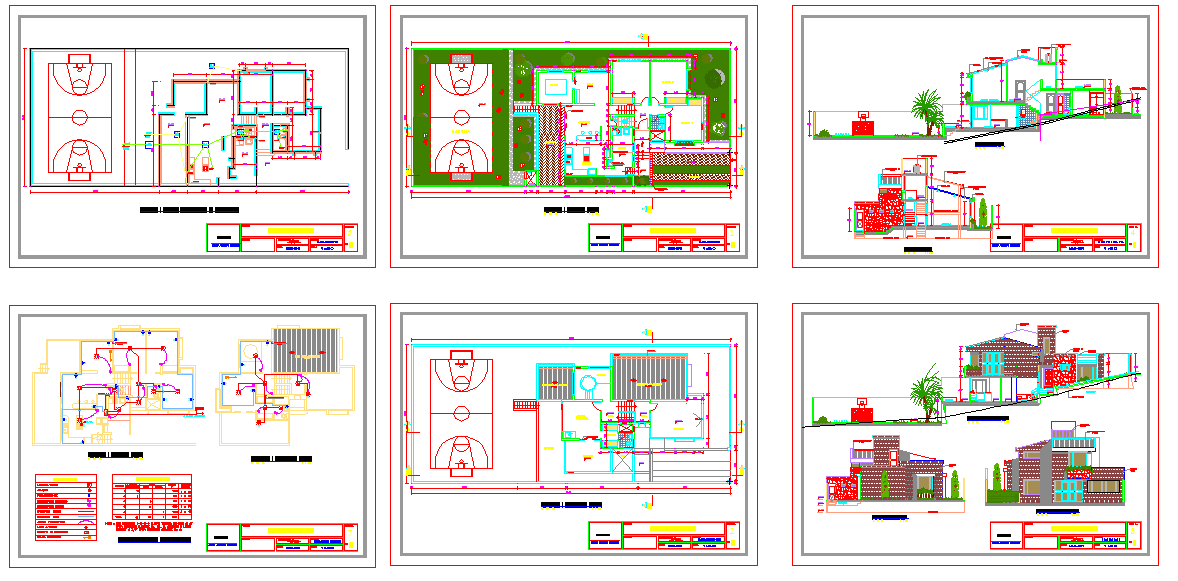 House With Sport Ground