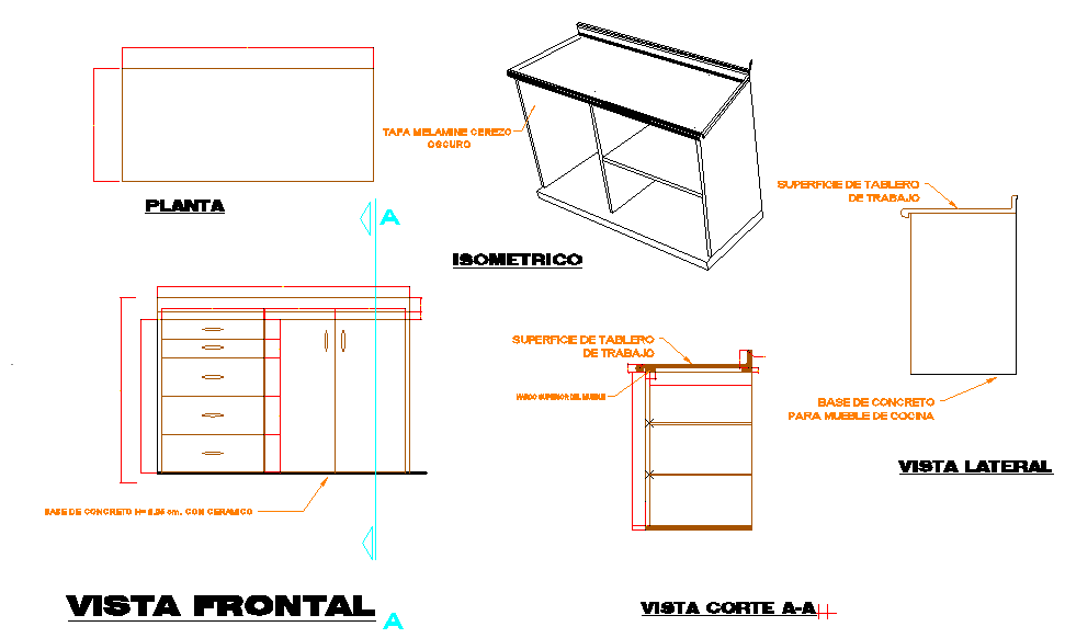 Computer Table CAD Block with Detailed DWG File Design