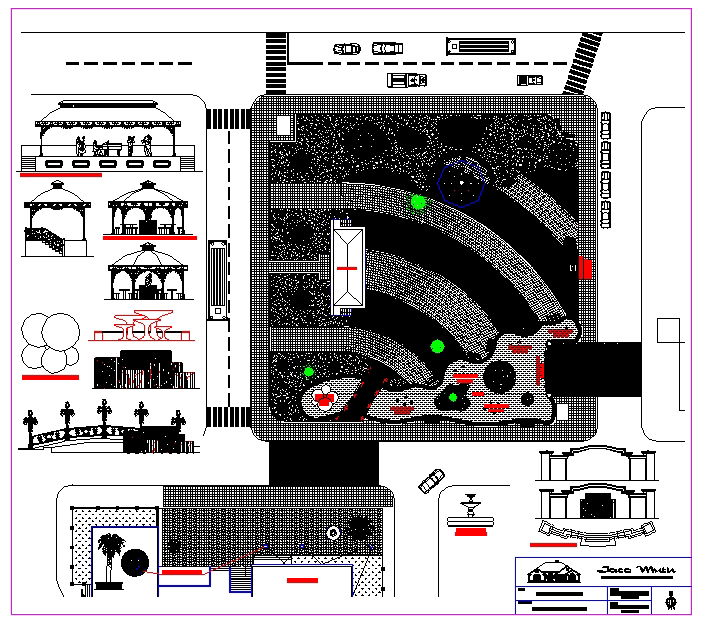 Garden Lay-out plan Detail