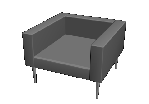 3D Chair AutoCAD Furniture Design Drawing File Download for Projects