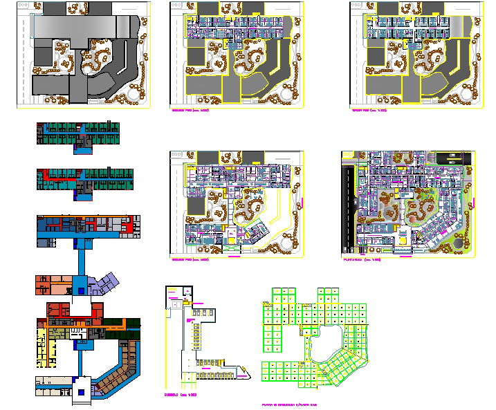 Modern And Large Clinic Plan