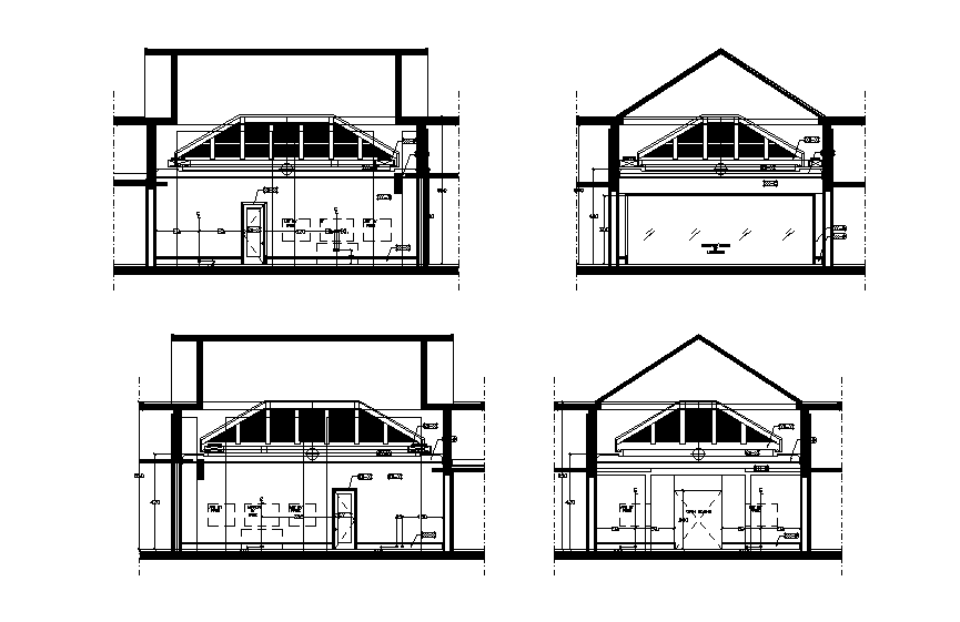 7m Height House Building Plan | AutoCAD DWG Drawing