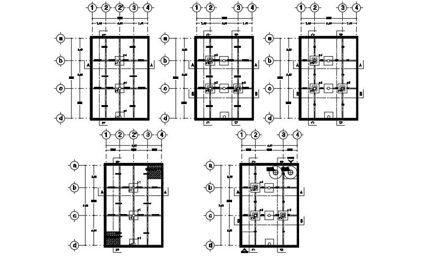 7x10m Building Plan with Structural and CAD Layout Design