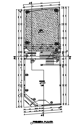 7x12m architecture ground floor home design is given in this cad drawing model