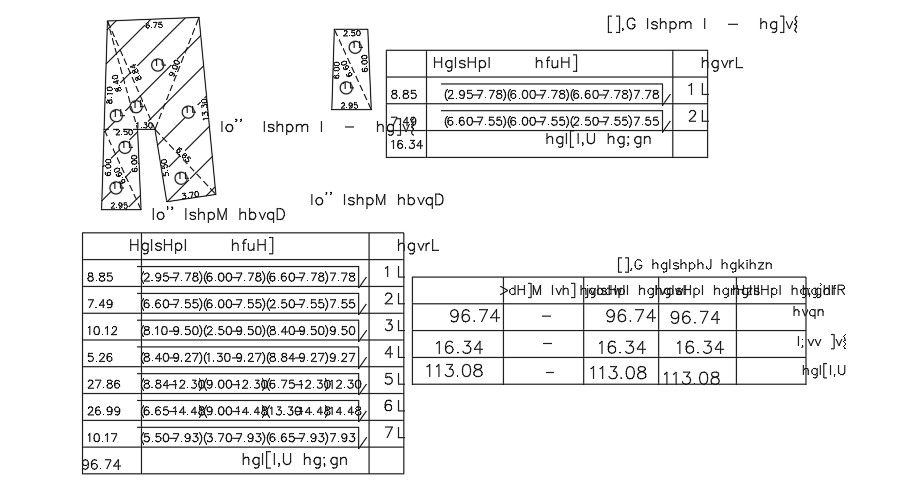 7x13 Meter Site plan AutoCAD File