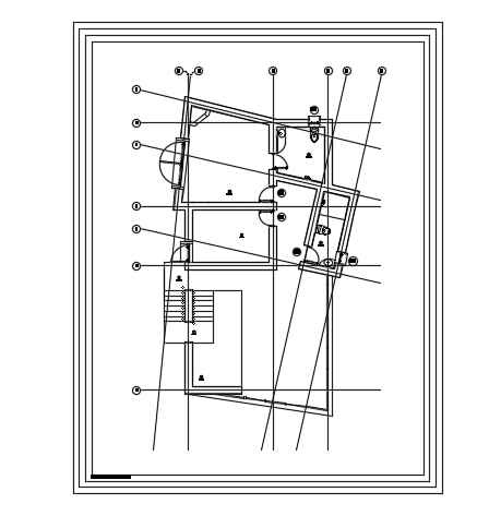 7x13m first floor house plan 2d cad drawing is given