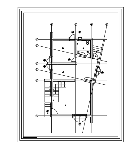 7x14m architecture double story ground floor duplex house plan AutoCAD model