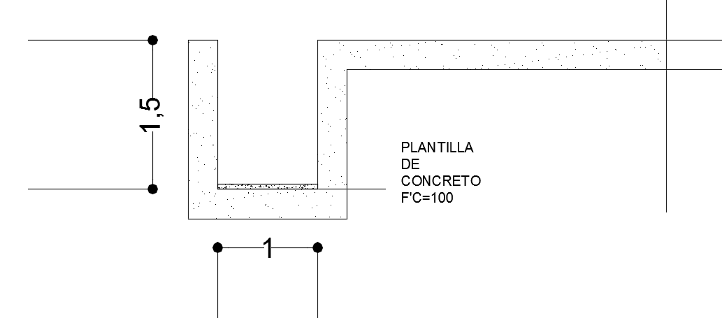7x15m works administration department guest house building foundation