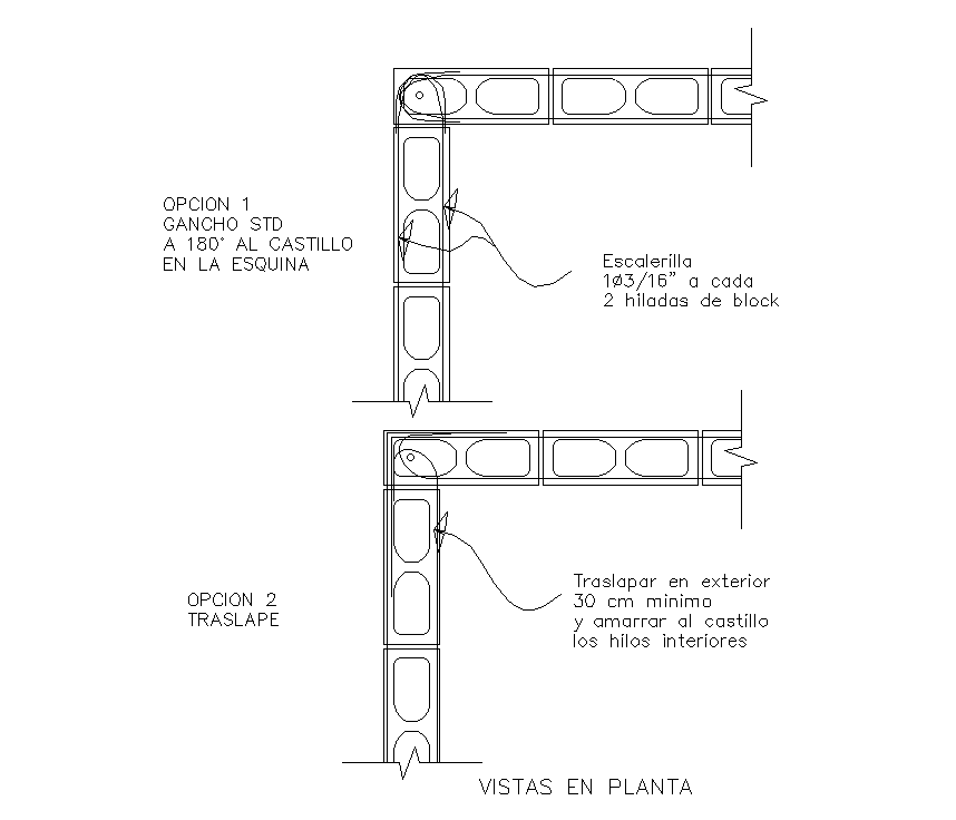 7x17m house plan of overlap structure is given in this AutoCAD drawing file.Download now.