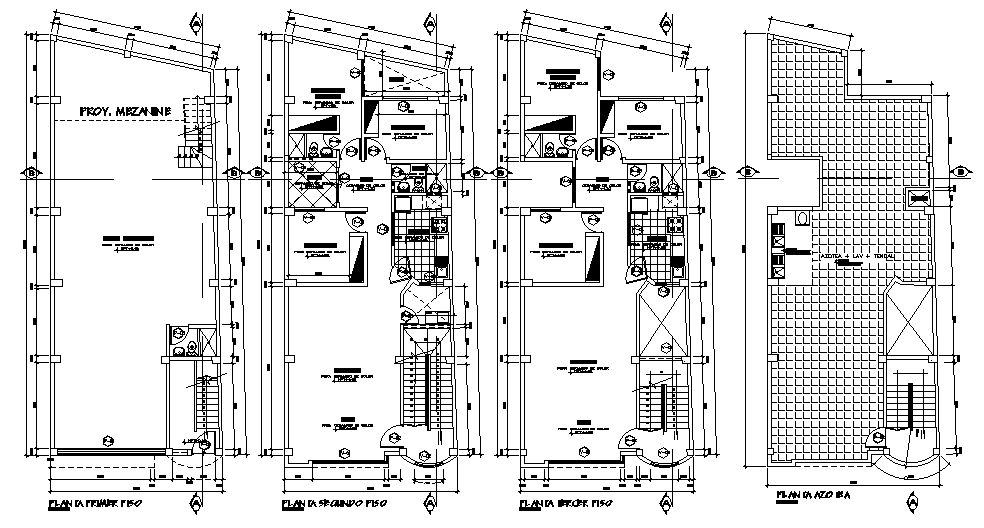 7x18m house plan is given in this Autocad drawing file.Download now.