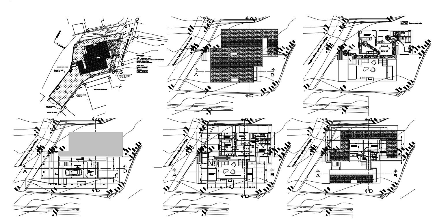 800 SQ FT House Plans 2 Bedroom Design CAD File