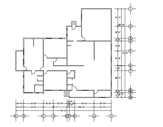 80’x75’ house plan layout AutoCAD drawing is given in this file