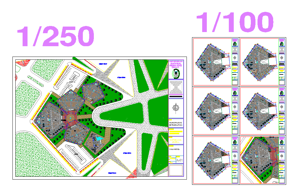 Modern Municipal Office AutoCAD Design with Complete Interior Layout