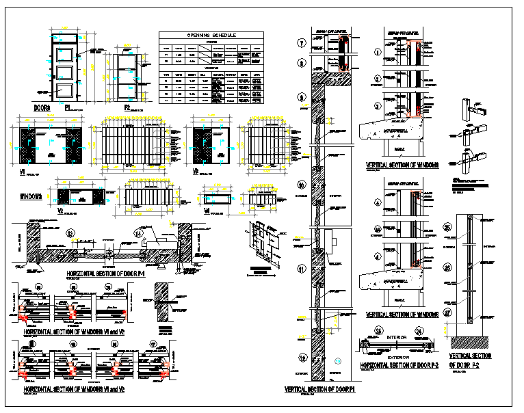 Door & Windows Detail
