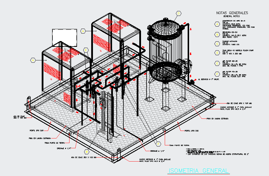 3D Chemical Tank Detail