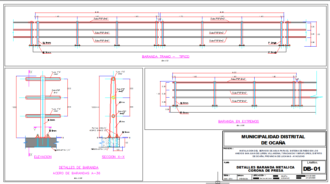 Metal Railing Detail