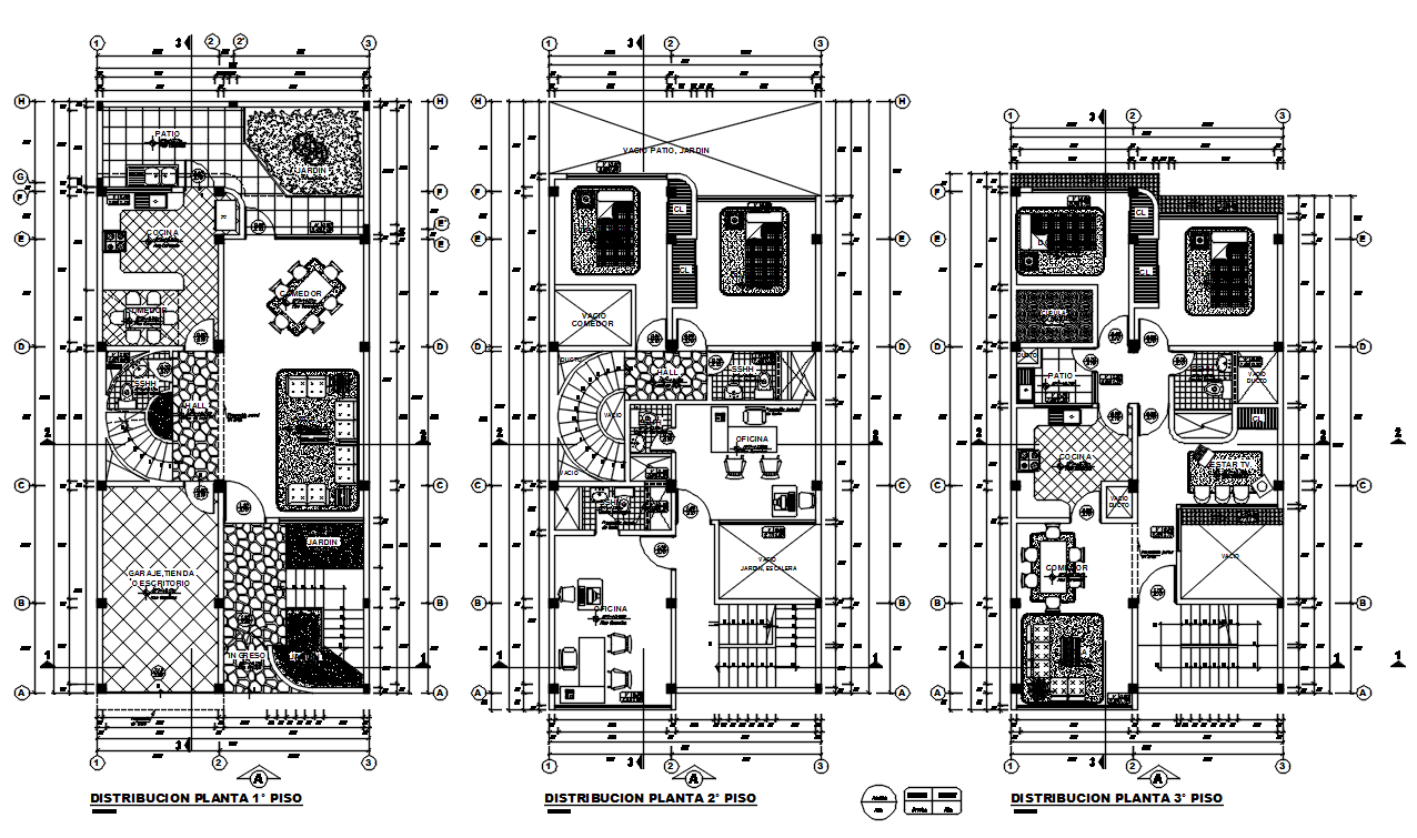 8X17 Meter 2 BHK House Floor Plan With Furniture Layout Drawing DWG File