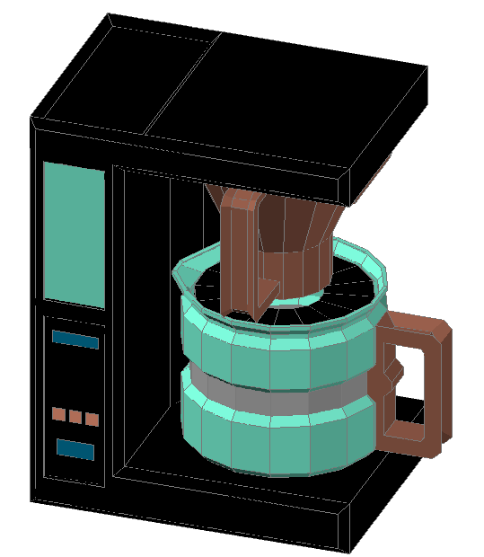3D Coffee Machine