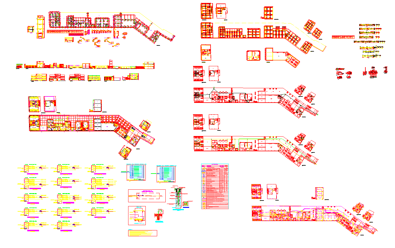 Housing Project DWG with Detailed Block Layout and Complete Floor Plan