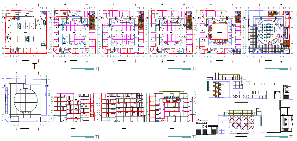 High rise building complex