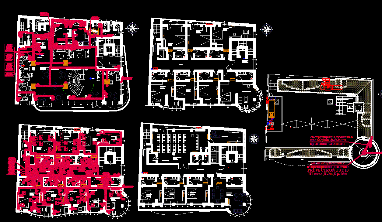 Hotel Design AutoCAD DWG Provided in DWG File for Architecture Project