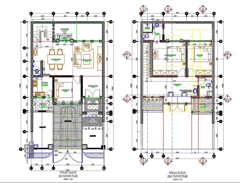 8x14 Meter House Plan Layout