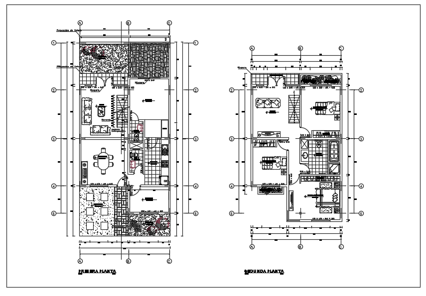 8x16m Ground Floor House Layout AutoCAD DWG Drawing