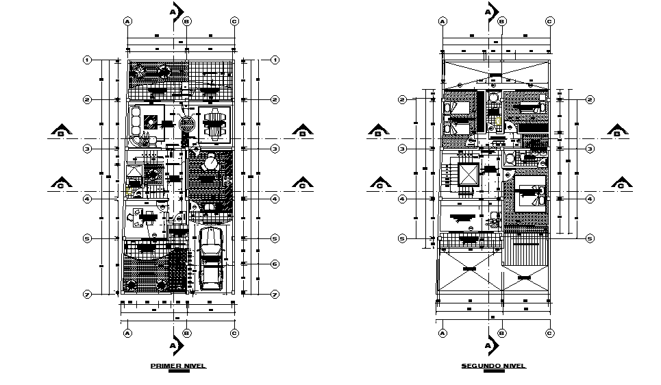 8x18m villa plan has been given in this Autocad drawing file. Download now.