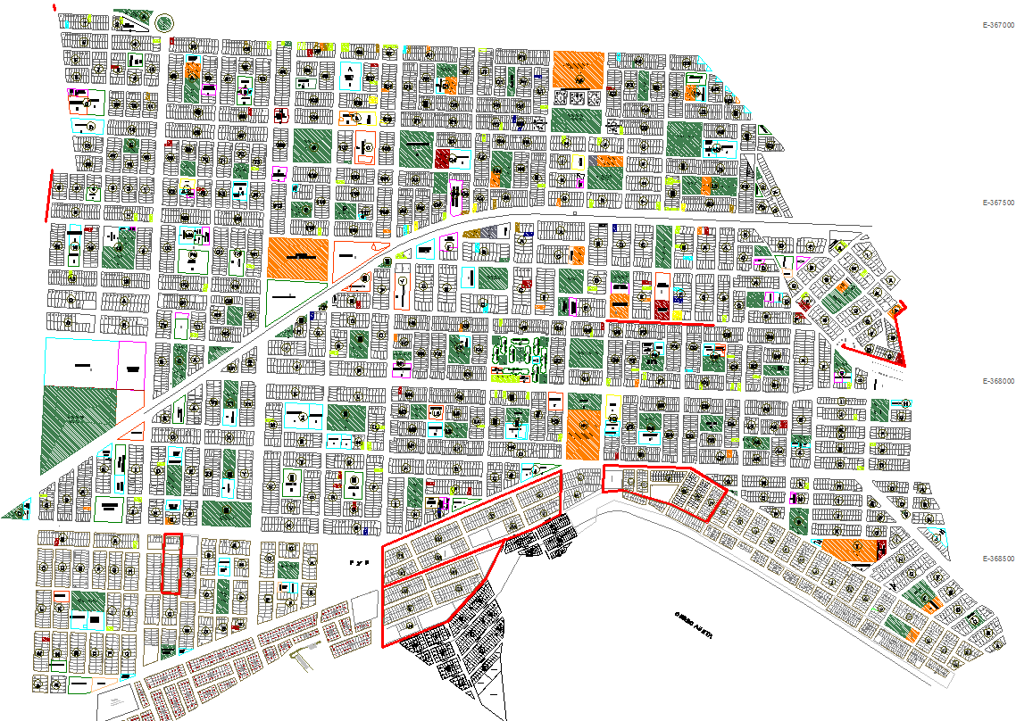 Innovative Town Planning DWG with Complete Urban Development Layouts