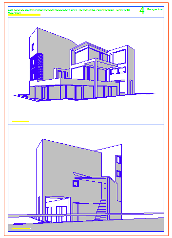 Prespective view of Bunglow on architectur based design