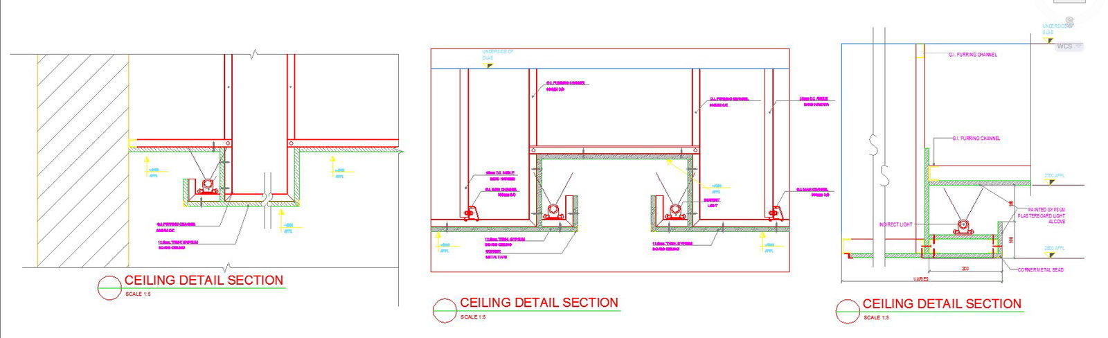 Ceiling Section detail