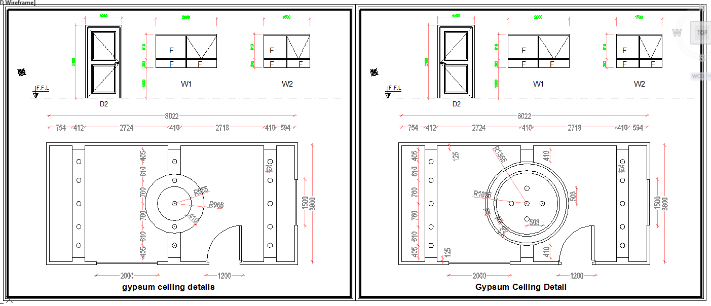 Door & ceiling design